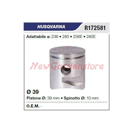 Piston pin segments HUSQVARNA chainsaw 236 240 236E 172581 | Newgardenstore.eu