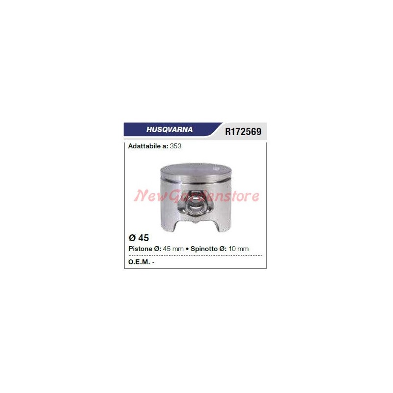 Segmentos de bulón de pistón Motosierra HUSQVARNA 353 172569