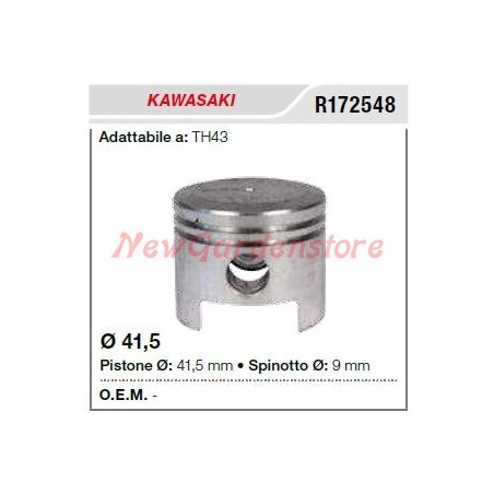 Segments d'axe de piston KAWASAKI débroussailleuse TH43 172548 | Newgardenstore.eu