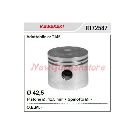 Segments d'axe de piston KAWASAKI taille-haie TJ45 172587 | Newgardenstore.eu