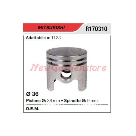 Piston pin segments MITSUBISHI brushcutter TL33 170310 | Newgardenstore.eu