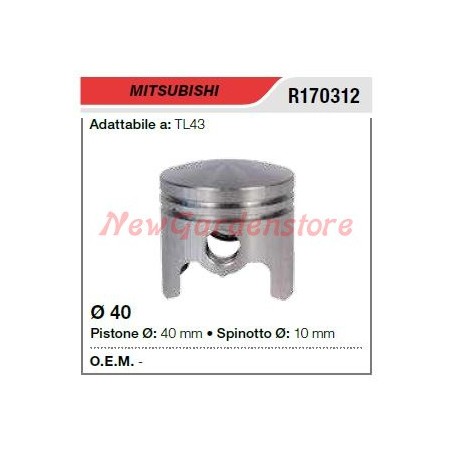 Segments d'axe de piston MITSUBISHI débroussailleuse TL43 170312 | Newgardenstore.eu