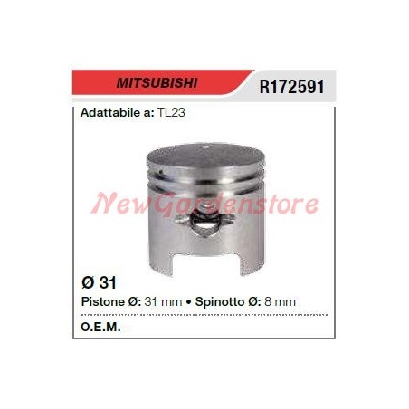 MITSUBISHI hedge trimmer TL23 piston pin segments 172591 | Newgardenstore.eu