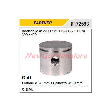 Piston pin segments PARTNER chainsaw 220 221 260 351 370 390 420 172593 | Newgardenstore.eu