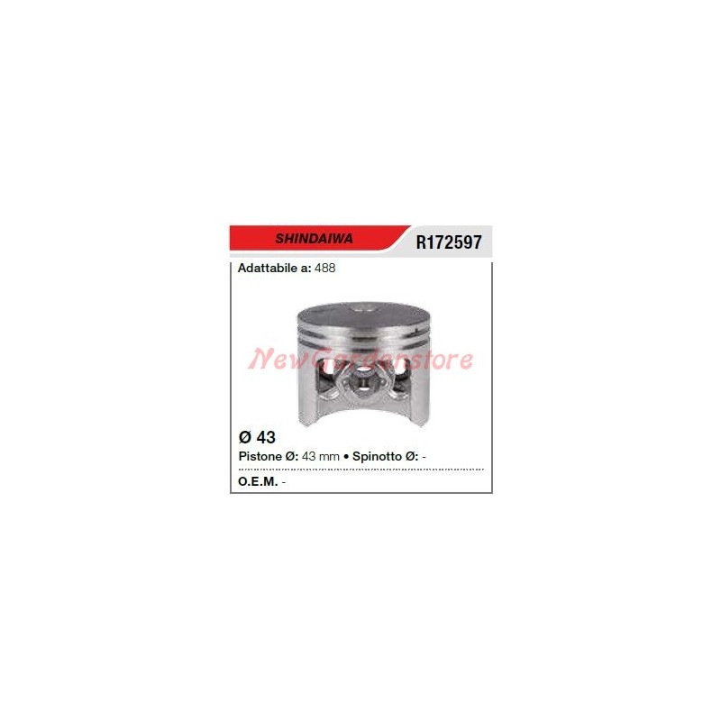 Segments d'axe de piston SHINDAIWA débroussailleuse 488 172597