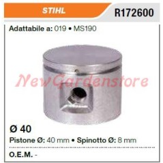 Pistone segmenti spinotto STIHL motosega 019 MS190 172600
