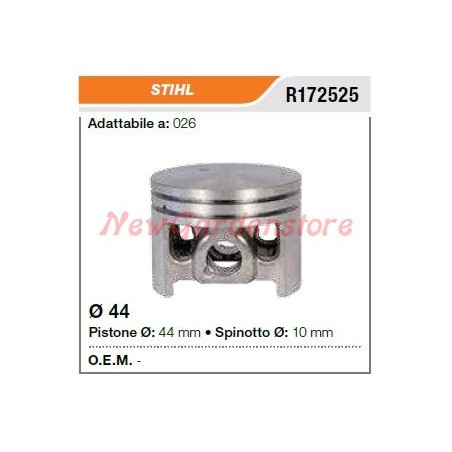 STIHL tronçonneuse 026 segments d'axe de piston 172525 | Newgardenstore.eu