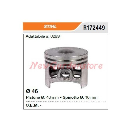 STIHL chainsaw 028S piston pin segments 172449 | Newgardenstore.eu