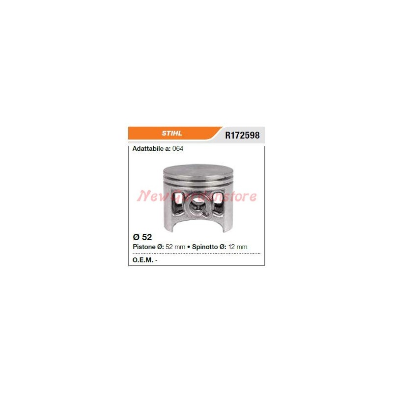 Segments d'axe de piston de tronçonneuse STIHL 064 172598