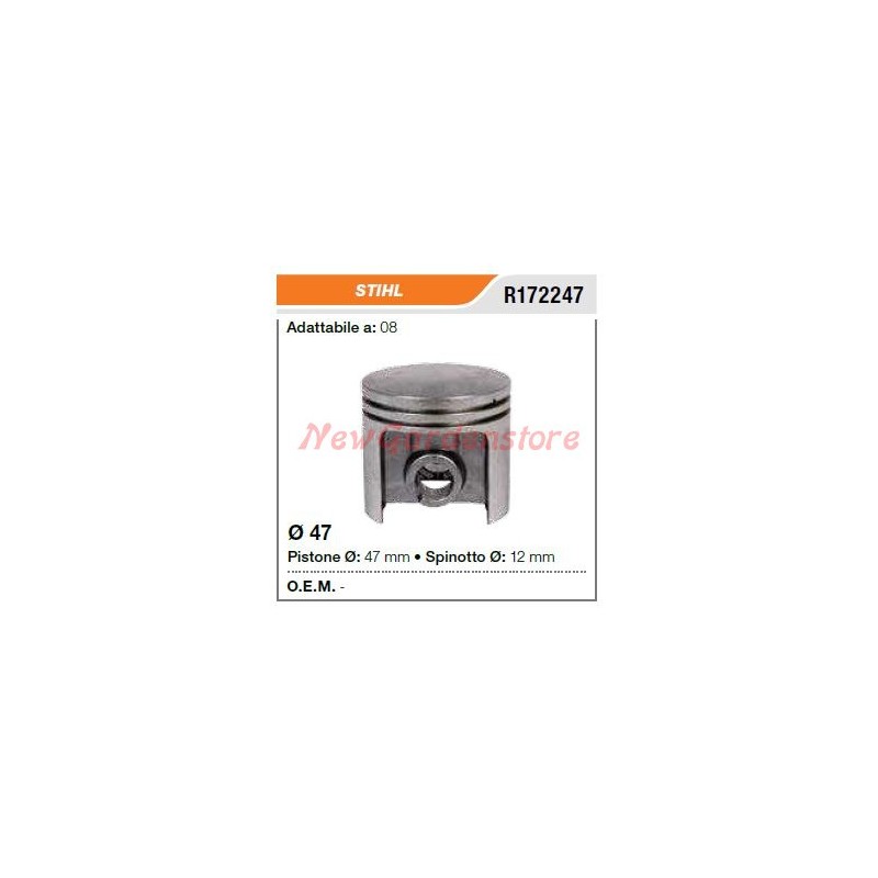 Segmentos de pasador de pistón Motosierra STIHL 08 172247