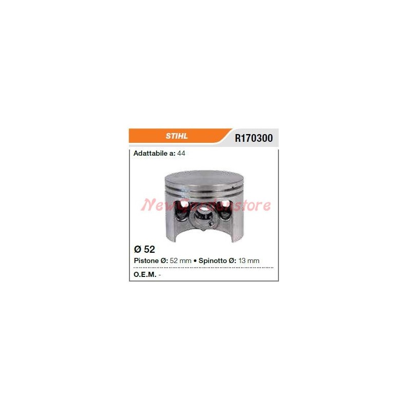 Segmentos de pasador de pistón de motosierra STIHL 44 170300