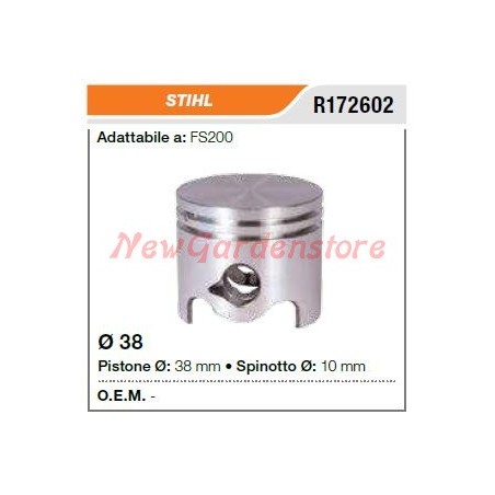 STIHL FS200 chainsaw piston pin segments 172602 | Newgardenstore.eu