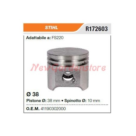 Segments d'axe de piston STIHL tronçonneuse FS220 172603 | Newgardenstore.eu