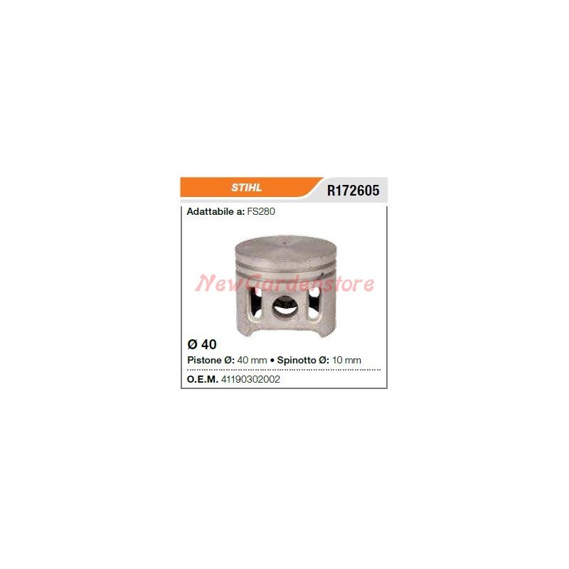 Motosierra STIHL FS280 segmentos de pasador de pistón 172605