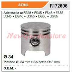 Pistone segmenti spinotto STIHL motosega FS38 45 46 55 172606