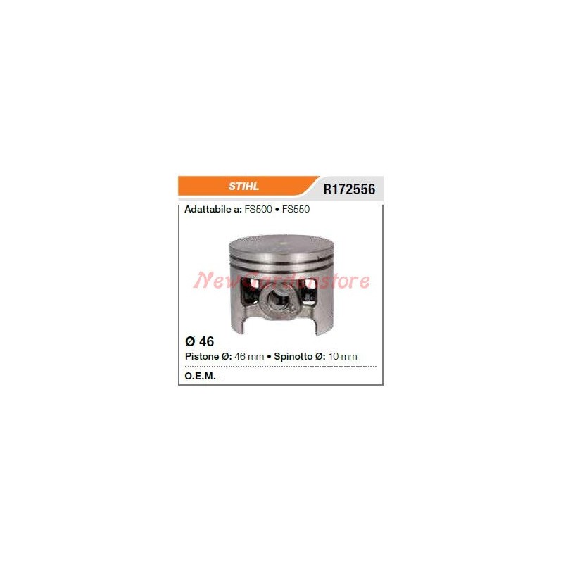 Motosierra STIHL FS500 550 segmentos de pasador de pistón 172556