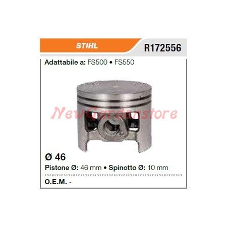 STIHL FS500 550 chainsaw dowel pin piston 172556 | Newgardenstore.eu