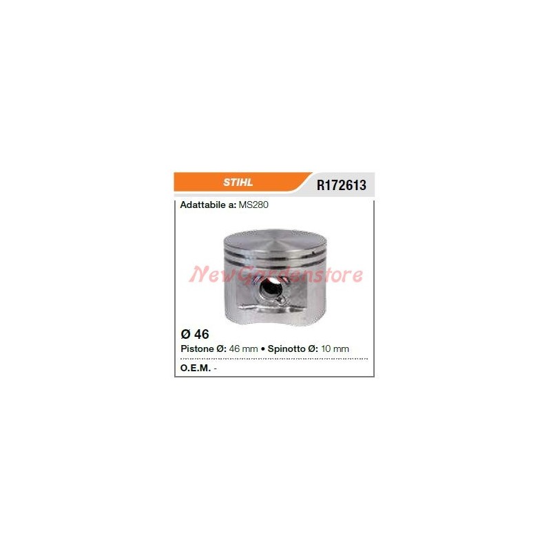 Segmentos de pasador de pistón STIHL motosierra FS500 550 172613