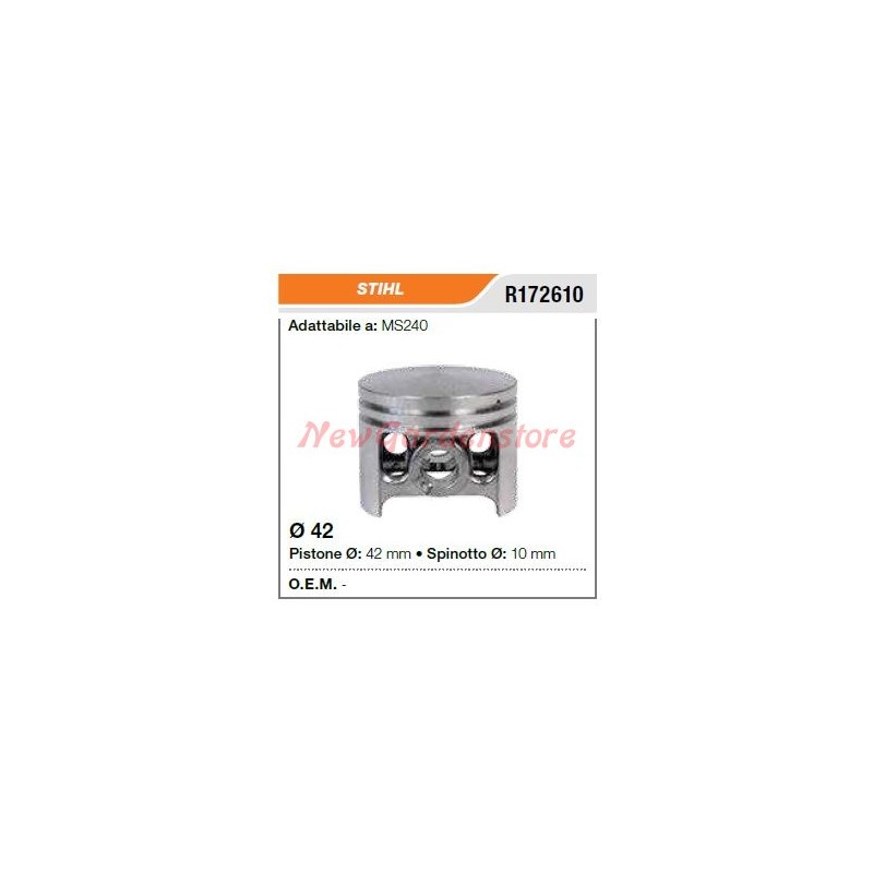 Motosierra STIHL MS240 pistón pasador 172610