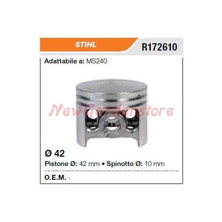 STIHL chainsaw MS240 dowel pin piston 172610 | Newgardenstore.eu