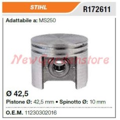 STIHL chainsaw MS250 piston pin segments 172611