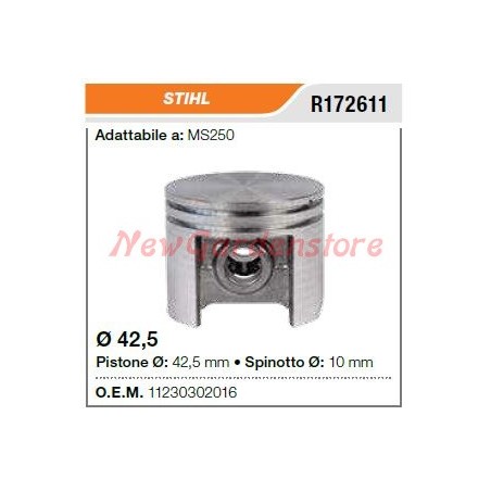 STIHL chainsaw MS250 piston pin segments 172611 | Newgardenstore.eu