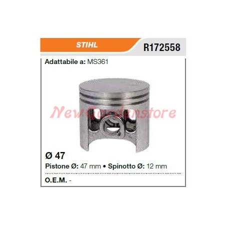 Segments d'axe de piston STIHL tronçonneuse MS361 172558 | Newgardenstore.eu