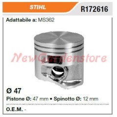 Pistone segmenti spinotto STIHL motosega MS362 172616