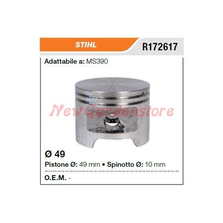 STIHL chainsaw MS390 piston pin segments 172617 | Newgardenstore.eu