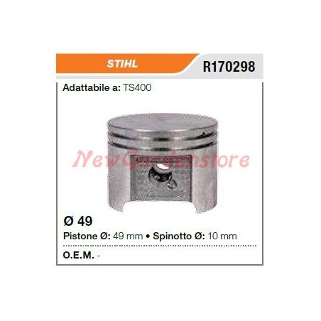 STIHL segments d'axe de piston TS400 170298 | Newgardenstore.eu