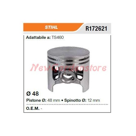 STIHL miter saw TS460 piston pin segments 172621 | Newgardenstore.eu