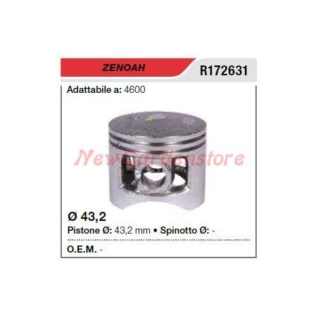 Segments d'axe de piston ZENOAH tronçonneuse 4600 172631 | Newgardenstore.eu