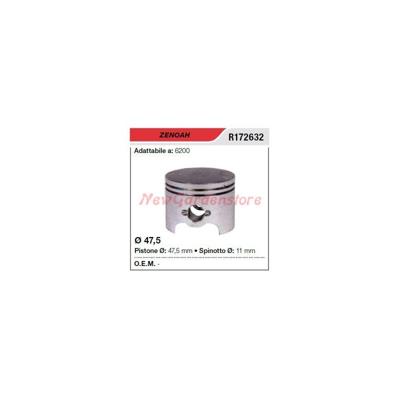 Segments d'axe de piston ZENOAH chainsaw 6200 172632