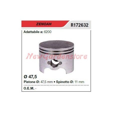 Piston pin segments ZENOAH chainsaw 6200 172632 | Newgardenstore.eu