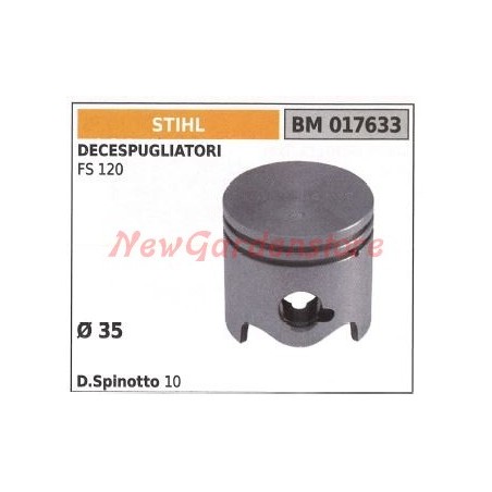 STIHL Piston de débroussailleuse FR120 017633 | Newgardenstore.eu