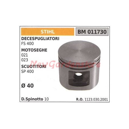 STIHL piston FS400 brushcutter 011730 | Newgardenstore.eu