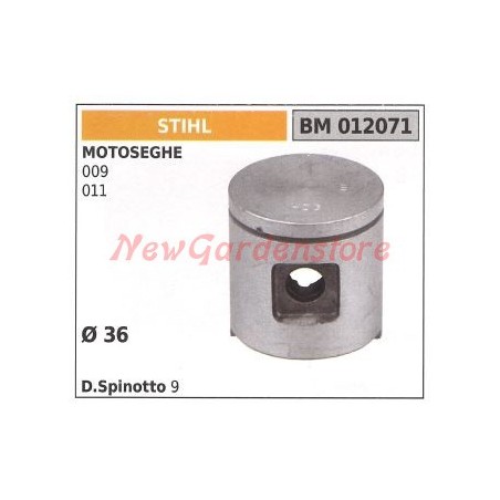 Pistone segmenti STIHL motosega compatibile modelli 009 011 012071 | Newgardenstore.eu