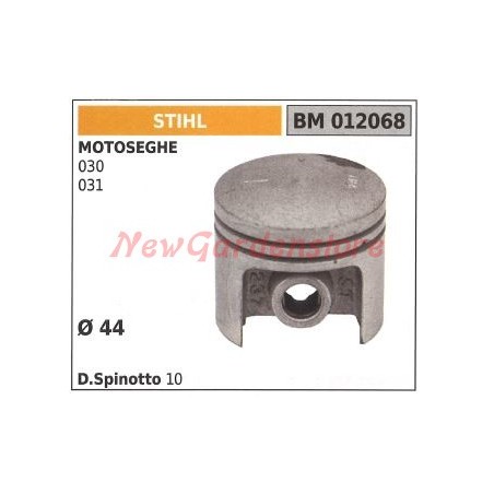 Pistón para motosierra STIHL modelo 030 031 012068 | Newgardenstore.eu