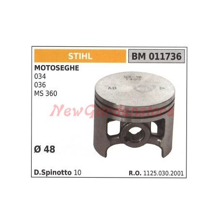 STIHL piston de tronçonneuse 034 036 MS360 011736 | Newgardenstore.eu