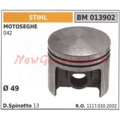 Piston compatible STIHL pour tronçonneuse 042 013902 1117-030-2002