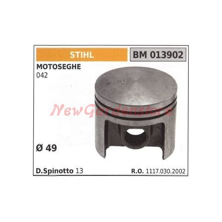 Piston compatible STIHL pour tronçonneuse 042 013902 1117-030-2002 | Newgardenstore.eu