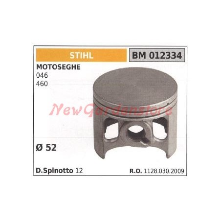 STIHL piston de tronçonneuse 046 460 012334 compatible 1128-030-2009 | Newgardenstore.eu