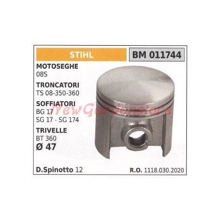 Desatascador de motosierra STIHL 08S tronzadora TS 08 350 360 011744 | Newgardenstore.eu