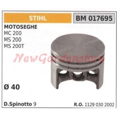 Pistón de motosierra STIHL MC200 MS200T 017695