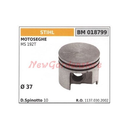 Pistón de motosierra STIHL MS192T 018799 | Newgardenstore.eu