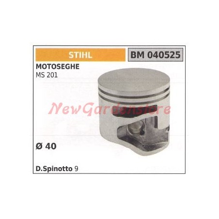 Pistón de motosierra STIHL MS201 040525 | Newgardenstore.eu