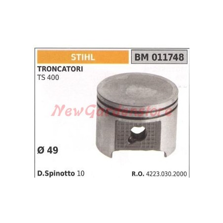 Pistón de sierra ingletadora STIHL TS400 011748 | Newgardenstore.eu