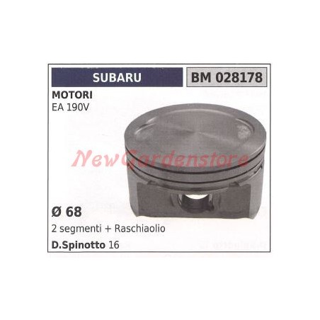 SUBARU lawnmower mower piston EA 190V 028178 | Newgardenstore.eu