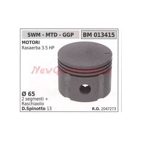 SWM lawnmower mower piston 3.5HP 013415 | Newgardenstore.eu