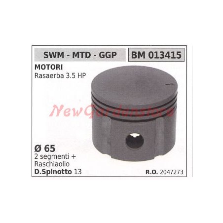 SWM piston de tondeuse à gazon 3.5HP 013415 | Newgardenstore.eu